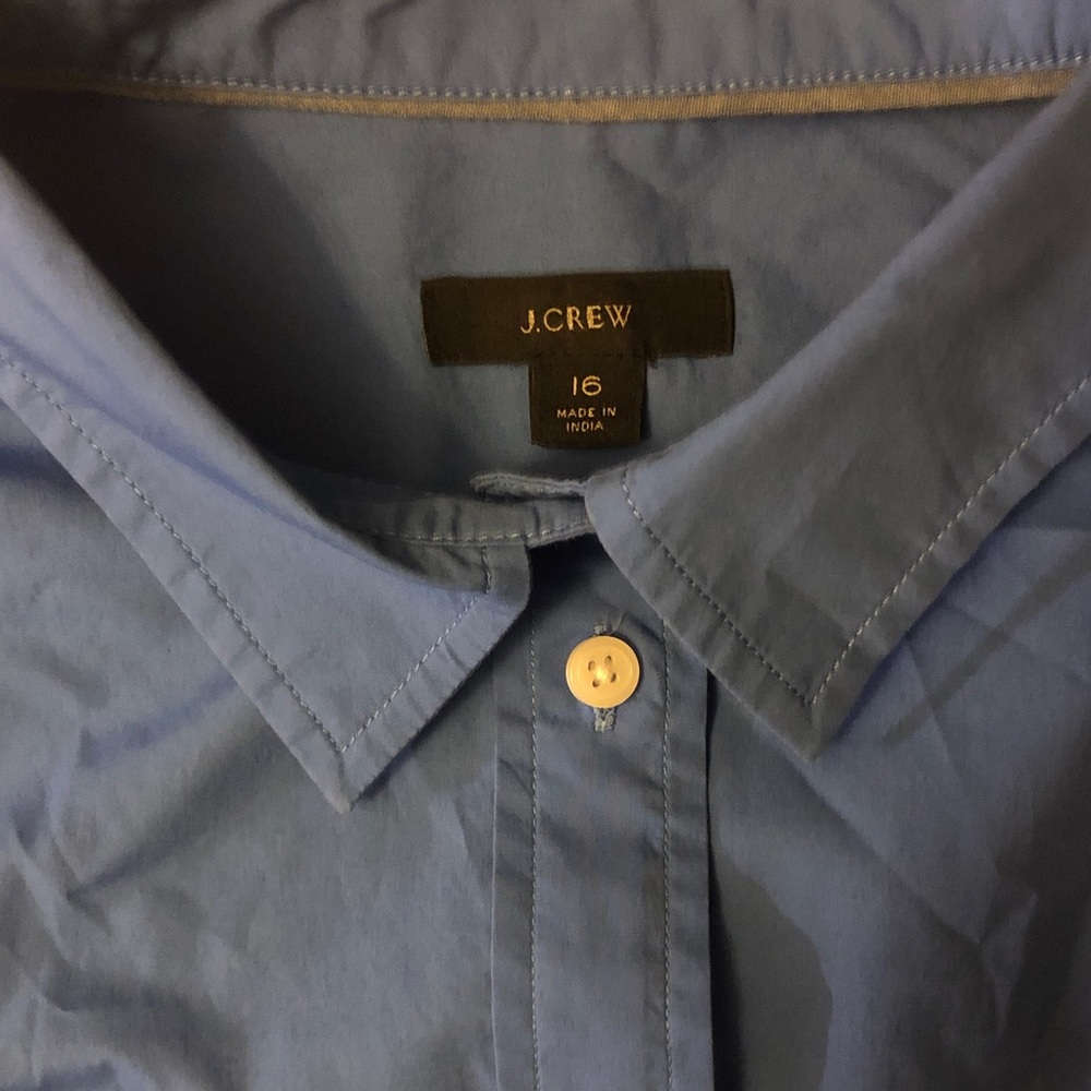 J.Crew Classic Blue Collared Shirt